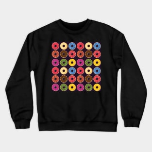 Donut Vector, Artwork, Design, Pattern Crewneck Sweatshirt